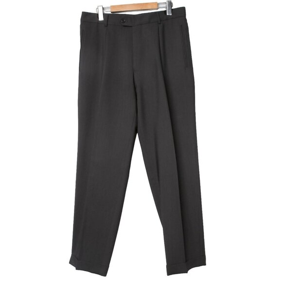 Hugo Boss Einstein Sigma Suit 100% Virgin Wool Crepe Black Classic Blazer Pants - Picture 5 of 16